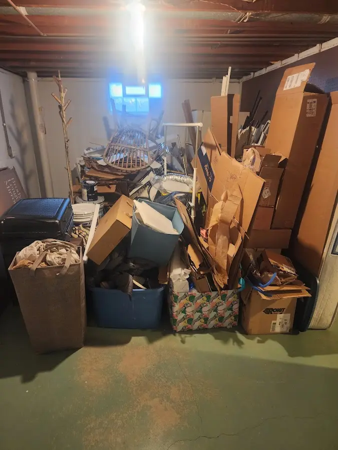 Roll-off dumpster container at job site for 20 Yard Dumpster Rental in Southwest Ranches